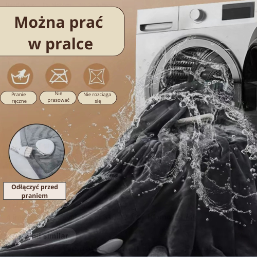 Wearable heated blanket